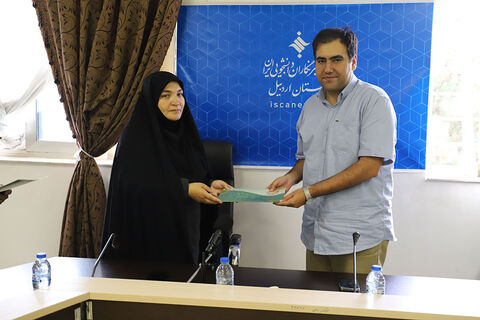 تجلیل مدیرکل کانون استان اردبیل از اصحاب رسانه
