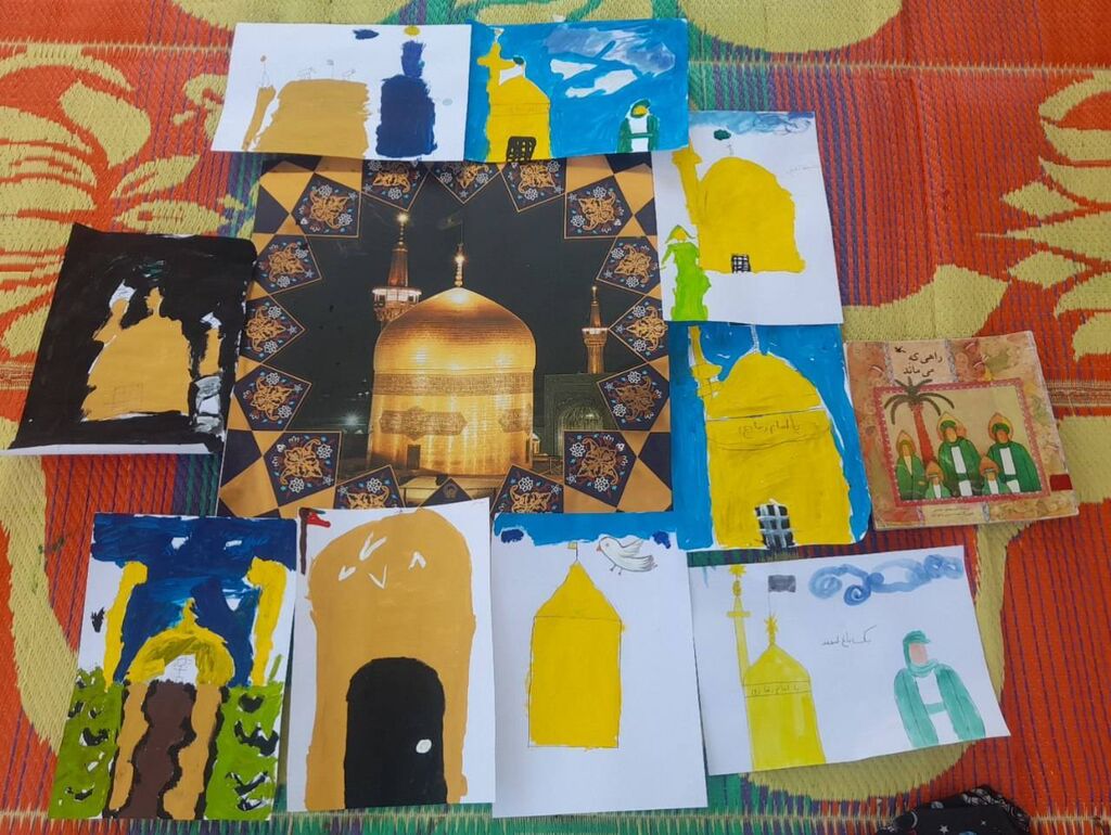 در کانون میامی؛ کودکان با زبانِ هنر به ساحتِ رضوی ادای احترام کردند