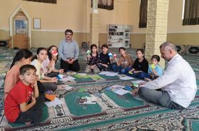 یک روز شاد و پرنشاط با کتابخانه سیار روستایی شماره 1 ایلام در روستای مورت 