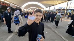 موکب «میهمانان کوچک امام حسین(ع)» در مرز تمرچین پیرانشهر