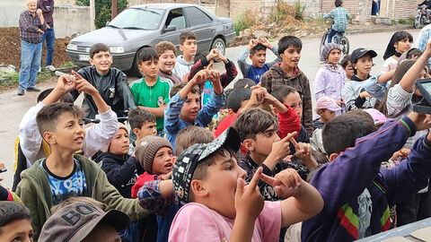 گزارش تصویری | میزبانی از ۴ روستا و محله در دومین روز سفر تماشاخانه سیار کانون بهاردبیل