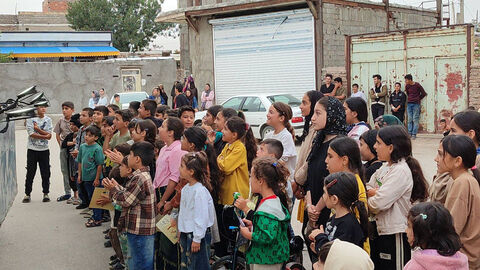 گزارش تصویری | میزبانی از ۴ روستا و محله در دومین روز سفر تماشاخانه سیار کانون به اردبیل
