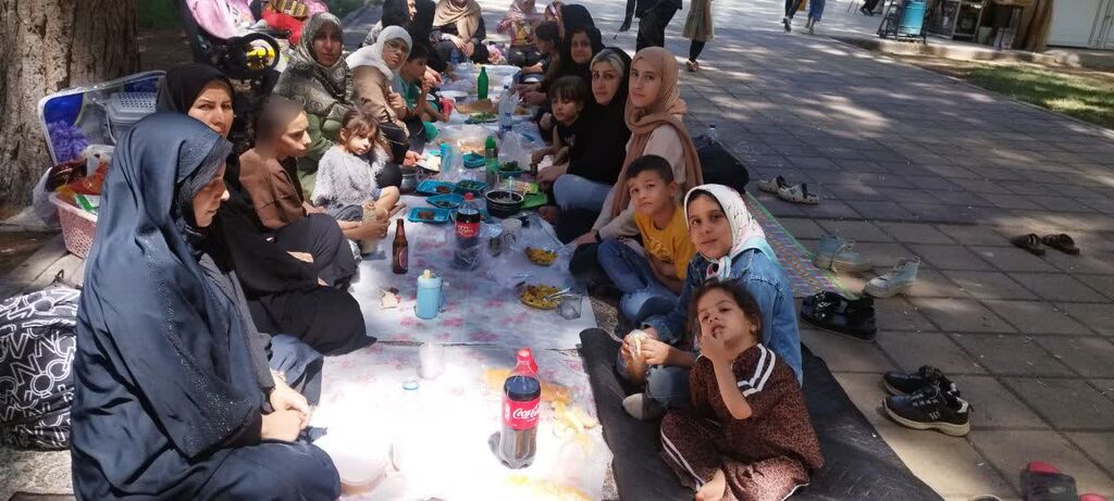 اردوی فرهنگی‑تفریحی دختران و مادران مرکز شماره ۱۲ کانون کرمانشاه