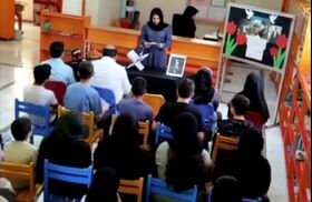کلیپ برگزاری آیین "چهل روز، چهل یادواره" در کانون گهواره