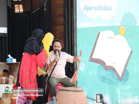 حضور تماشاخانه سیار کانون در گلستان(2)
