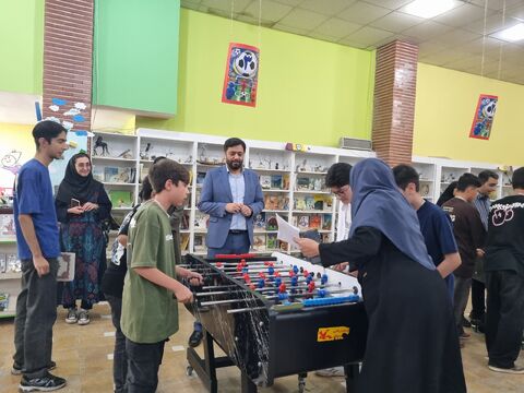 چند نما از برگزاری نخستین جشنواره استانی فوتبال دستی به همت کانون پرورش فکری قزوین و مشارکت شرکت آب استان