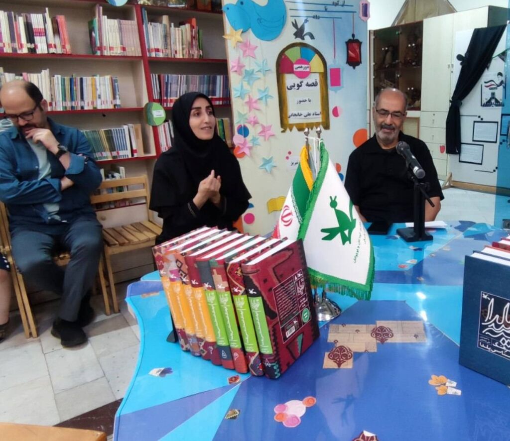 حضور چهره ماندگار قصه‌گویی کشور درکانون پرورش فکری تبریز