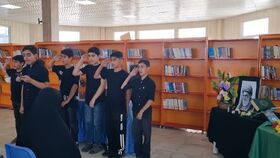 آیین «چهل روز، چهل یادواره» در مرکز سرپل‌ذهاب برگزار شد