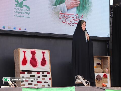تماشاخانه سیار کانون در هفتمین روز به علی‌آبادکتول رسید