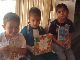 «کوله بار هنر و قصه» در روستای ابراهیم‌آباد میامی