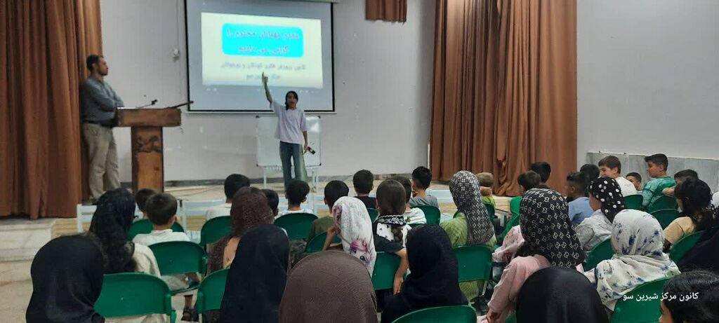 برگزاری ورکشاپ نقالی مرکز شیرین‌سو