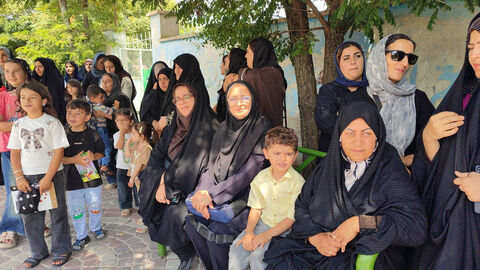 گزارش تصویری | تماشاخانه سیار کانون، میهمان کودکان و نوجوانان حور، مرنی و آبی‌بیگلو شد