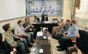 حضور مدیرکل کانون کرمانشاه در مرکز ثلاث باباجانی و دیدار با فرماندار