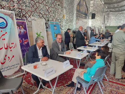 میز خدمت مرکز فرهنگی، هنری کاشمر در هفته دولت