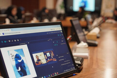 گزارش تصویری برنامه «دوپنجره» با حضور نویسنده کتاب «من اتفاق آبی‌ات هستم»