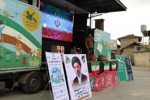 نخستین اجرای تماشاخانه سیار کانون پرورش فکری کودکان و نوجوانان در روستای تیرتاش گلوگاه