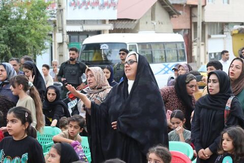 نخستین اجرای تماشاخانه سیار کانون پرورش فکری کودکان و نوجوانان در روستای تیرتاش گلوگاه