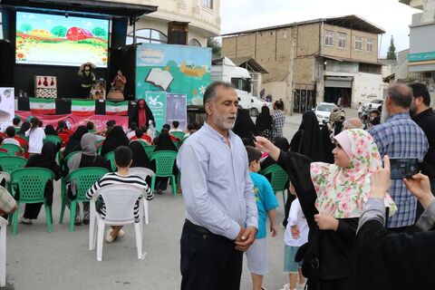 نخستین اجرای تماشاخانه سیار کانون پرورش فکری کودکان و نوجوانان در روستای تیرتاش گلوگاه