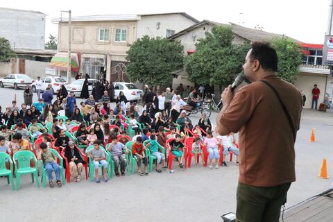 نخستین اجرای تماشاخانه سیار کانون پرورش فکری کودکان و نوجوانان در روستای تیرتاش گلوگاه
