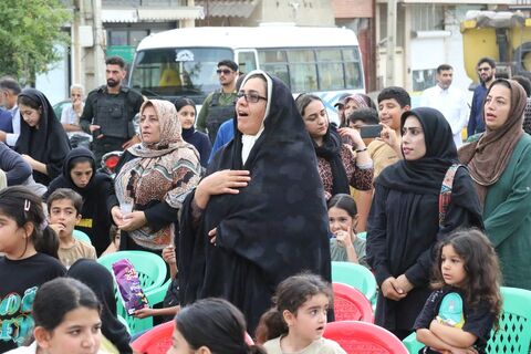 نخستین اجرای تماشاخانه سیار کانون پرورش فکری کودکان و نوجوانان در روستای تیرتاش گلوگاه
