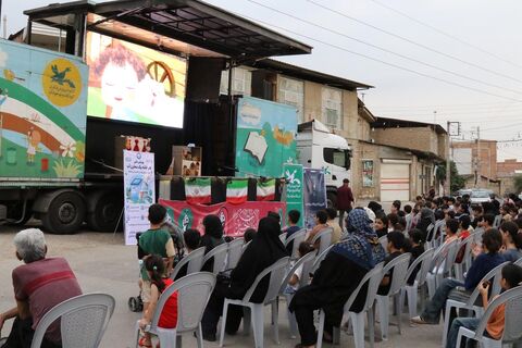 دومین اجرای تماشاخانه سیار کانون پرورش فکری کودکان و نوجوانان در روستای گرجی محله بهشهر