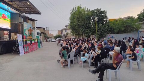 دومین اجرای تماشاخانه سیار کانون پرورش فکری کودکان و نوجوانان در روستای گرجی محله بهشهر