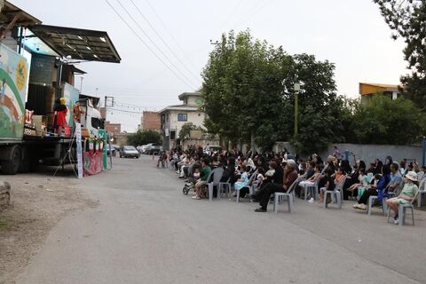 دومین اجرای تماشاخانه سیار کانون پرورش فکری کودکان و نوجوانان در روستای گرجی محله بهشهر