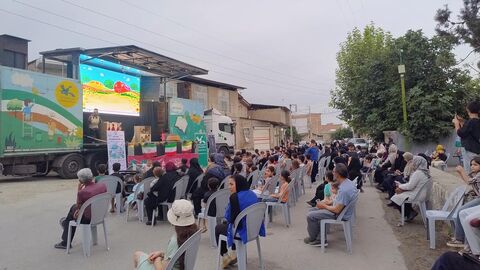 دومین اجرای تماشاخانه سیار کانون پرورش فکری کودکان و نوجوانان در روستای گرجی محله بهشهر