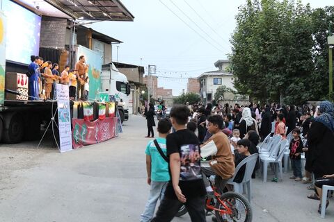 دومین اجرای تماشاخانه سیار کانون پرورش فکری کودکان و نوجوانان در روستای گرجی محله بهشهر
