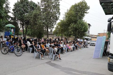 دومین اجرای تماشاخانه سیار کانون پرورش فکری کودکان و نوجوانان در روستای گرجی محله بهشهر