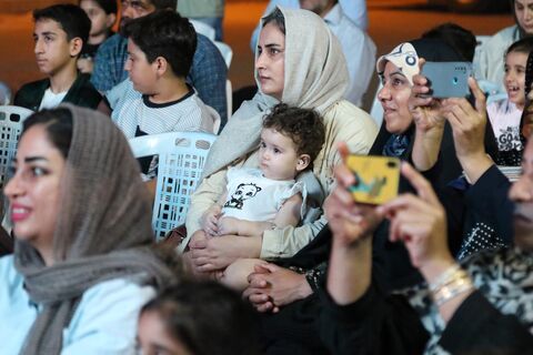 سومین اجرای تماشاخانه سیار کانون پرورش فکری کودکان و نوجوانان در روستای حسین آباد بهشهر