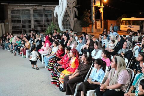 سومین اجرای تماشاخانه سیار کانون پرورش فکری کودکان و نوجوانان در روستای حسین آباد بهشهر