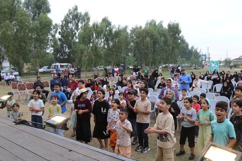پنجمین اجرای تماشاخانه سیار کانون پرورش فکری کودکان و نوجوانان در روستای کوهی خیل جویبار