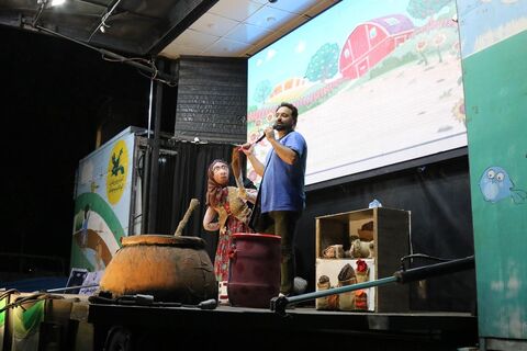 ششمین اجرای تماشاخانه سیار کانون پرورش فکری کودکان و نوجوانان در روستای شورکا جویبار