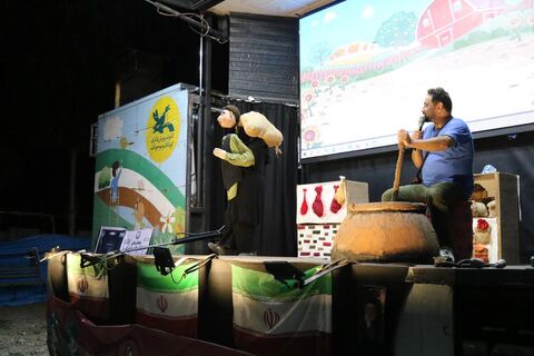 ششمین اجرای تماشاخانه سیار کانون پرورش فکری کودکان و نوجوانان در روستای شورکا جویبار