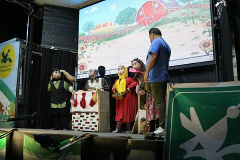 ششمین اجرای تماشاخانه سیار کانون پرورش فکری کودکان و نوجوانان در روستای شورکا جویبار