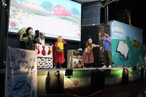 ششمین اجرای تماشاخانه سیار کانون پرورش فکری کودکان و نوجوانان در روستای شورکا جویبار