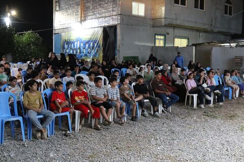 ششمین اجرای تماشاخانه سیار کانون پرورش فکری کودکان و نوجوانان در روستای شورکا جویبار