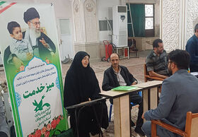 میز خدمت کانون استان اردبیل در نمایشگاه قاب توسعه و مصلای نماز جمعه برپا شد