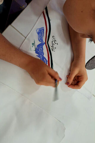 پویش به رنگ همدلی در مرکز شماره سه/ کانون چهارمحال و بختیاری