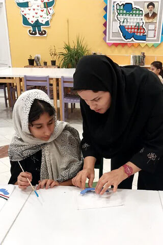 پویش به رنگ همدلی در مرکز شماره سه/ کانون چهارمحال و بختیاری