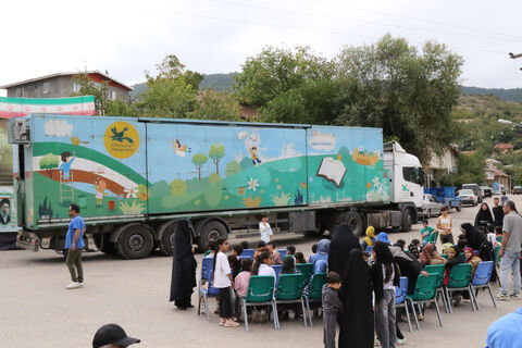 هفتمین اجرای تماشاخانه سیار کانون پرورش فکری کودکان و نوجوانان در شهر کیاسر ساری