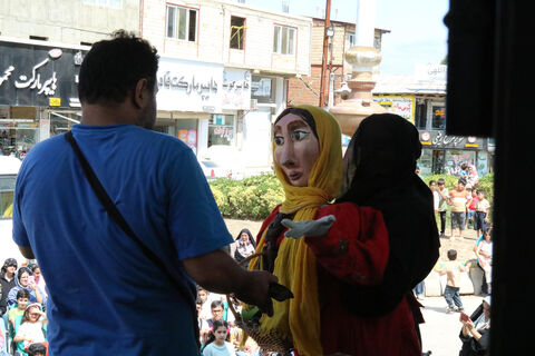 هفتمین اجرای تماشاخانه سیار کانون پرورش فکری کودکان و نوجوانان در شهر کیاسر ساری