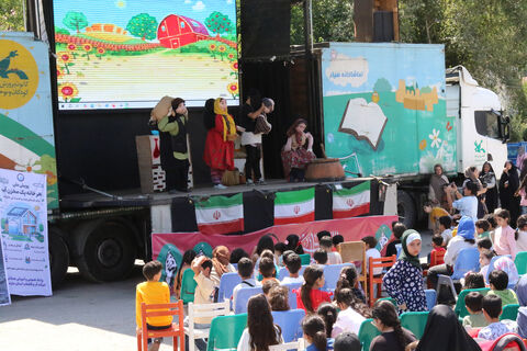 ششمین اجرای تماشاخانه سیار کانون پرورش فکری کودکان و نوجوانان در روستای شورکا جویبار