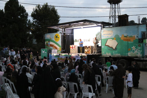 هشتمین اجرای تماشاخانه سیار کانون پرورش فکری کودکان و نوجوانان در بالادزا ساری