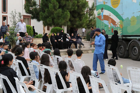 هشتمین اجرای تماشاخانه سیار کانون پرورش فکری کودکان و نوجوانان در بالادزا ساری