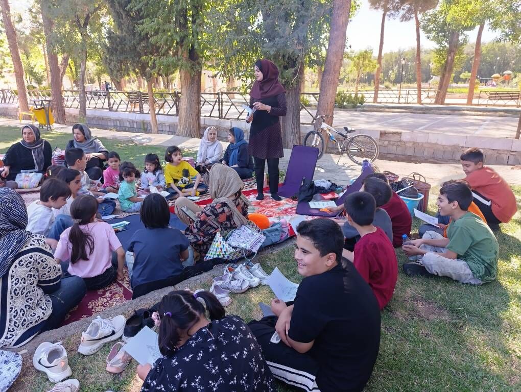 رویش بذر تندرستی در اردوی تربیتی نونهالان آباده