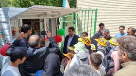 بازگشت کتاب و مهربانی به روستاهای هشترود با آغاز به کار کتابخانه سیار