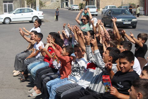 تماشاخانه سیار کانون میهمان روستای سیه رود بود
