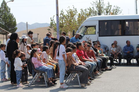 تماشاخانه سیار کانون میهمان روستای سیه رود بود